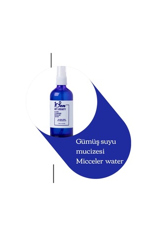 Kolloidal Gümüş İçerikli 2'si 1 Arada Micellar Yüz Temizleme Suyu Ve Tonik 1senartbeauty