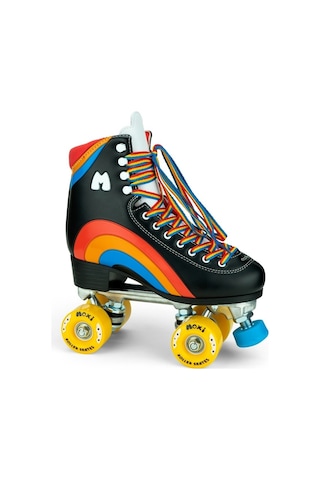 Moxi Rainbow Rider Black Quad Paten