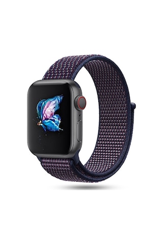 Apple Uyumlu  Watch  Seri 9/8/7/6/se/5/4/3 Spor Loop Kordon 41/40/38mm