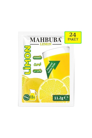 Mahbuba Limon Aromalı Soğuk Toz İçecek 480x11.2gr