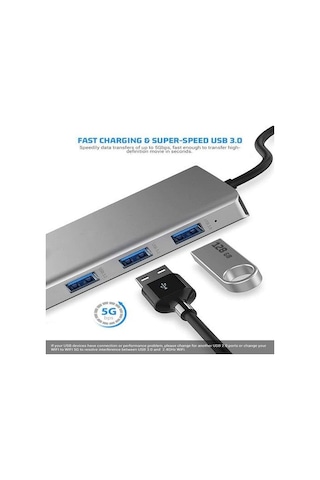12in1 Dock Station 2 Adet Hdmı Uyumlu 1000 Mbps 4k Usb C Adaptörü Usb 3.0 Vga Rj45 Pd Için Macbook P