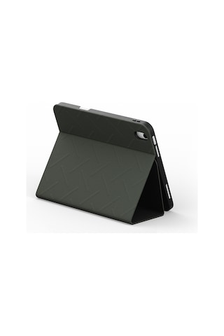 Apple Uyumlu iPad 11.nesil 2025 Kılıf Skinarma 360 Tam Koruma Standlı Juno Kılıf Olive