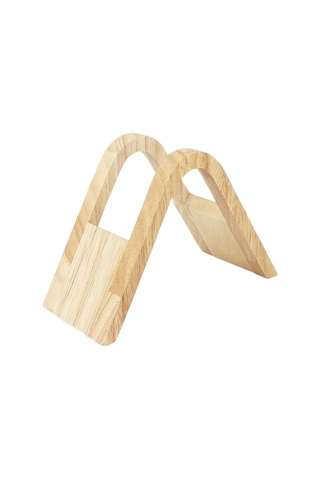 Suntek Fan Şekli Kahve Filtre Kağıdı Tutucu Raf Tezgah Üstü Ofis Stil A Ahşap Standı