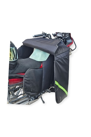 Vitesli Diz Örtüsü Rüzgar Koruma Kalın Özel Yapım-2308 Siyah