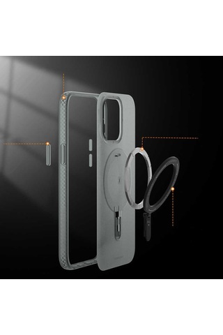 Apple Uyumlu iPhone 13 Pro Max Kılıf Magsafe Şarj Özellikli Youngkit Rock Serisi Kapak