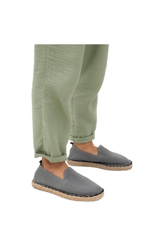 Unisex El Yapımı Triko Espadril Grı-gri Gri