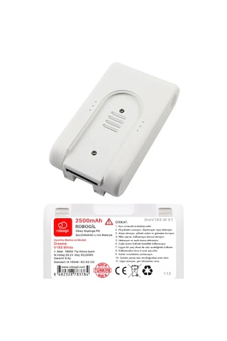 Dreame V16s White Handheld Cordless Vacuum 2500mah Uyumlu Pil Paketi / Bataryası Drev16s-w-01
