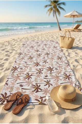 Tropical Breeze Kahverengi Plaj Havlusu 70 X 150 Cm Kahverengi