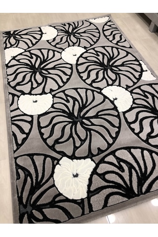 Kaşmir Halı Jade 165X250 Z 002-02 Gri Beyaz 4 M2 Halı !