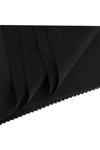 Shineyee 10 Adet Mikrofiber Temizlik Bezi 15x15 Cm Siyah - Gözlük, Güneş Gözlüğü, Kamera Lens Ve Ekranlar İçin Yüksek Absorbsiyonlu