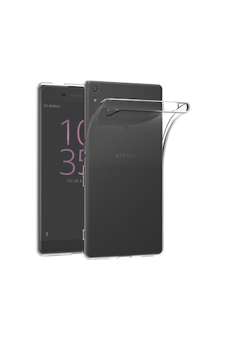 Kvy Sony Xperia Xa Ultra Kamera Korumalı Süper Silikon Kılıf Şeffaf