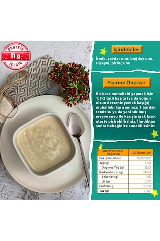 Muhallebi Unu Karışımı 200 Gram