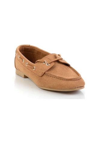 Bambi Taba Kadın Loafer Ayakkabı K01503727572 Taba