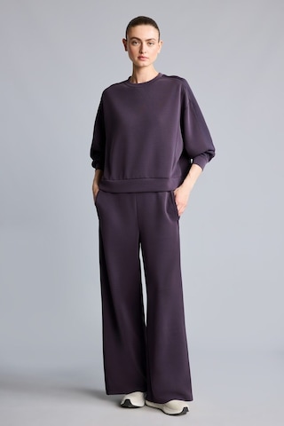 Defacto Ultra Yumuşak Oversize Bisiklet Yaka Dikiş Detaylı Modal Sporcu Basic Sweatshirt H4536ax26aupr467 Mor-pr467