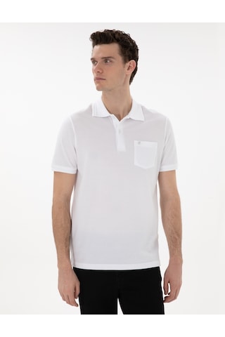 Pierre Cardin Erkek Beyaz Tişört Basic 50306552-vr013 Beyaz
