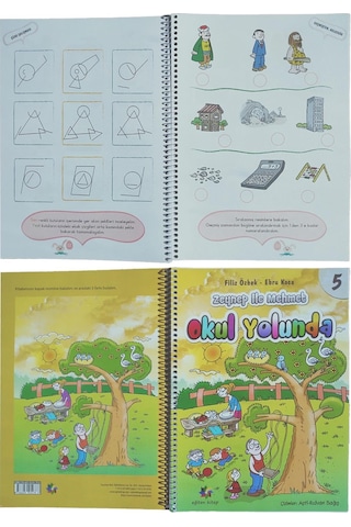 4-6 Yaş Okul Yolunda Eğitici Kitap 5. Sayı