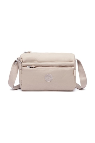 Smart Bags 1006 Krınkle Kumaş Postacı Çantası (Bej) Bej