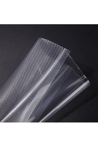 Mini Vakum Makinesi Poşeti 18 22 Cm 1 Kg Tırtırlı Vakum Torbası 135 Adet