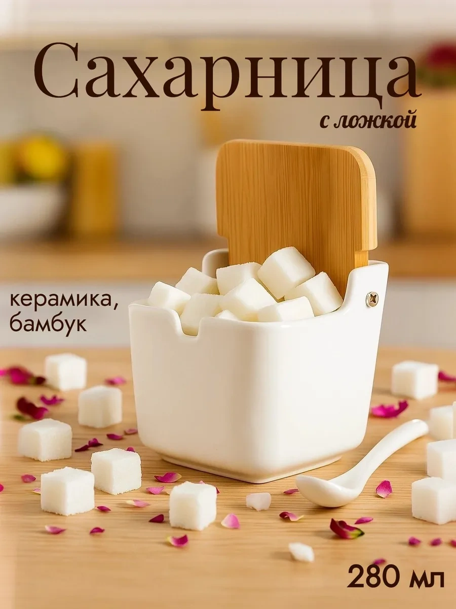 Skyphos Kapaklı Ve Kaşıklı Şekerlik 280 Ml 139442610 Beyaz