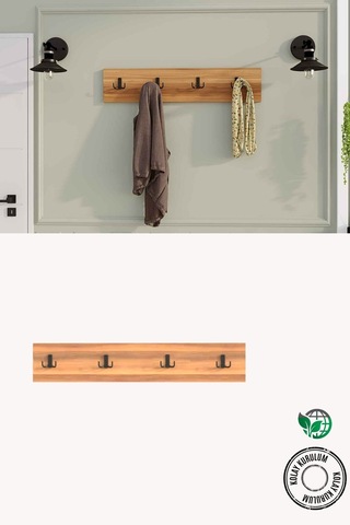 Decormet 4lü Askılık Ceviz Diğer