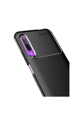 Huawei P Smart Pro 2019 Kilif Karbon Silikon Case 405436845