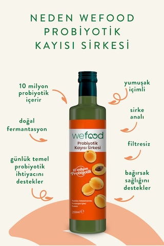 Probiyotik Kayısı Sirkesi 250 Ml