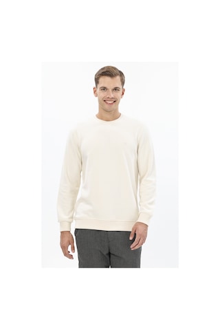 Erkek Kadife Sweatshirt 252209002.kdfoyr Ekru