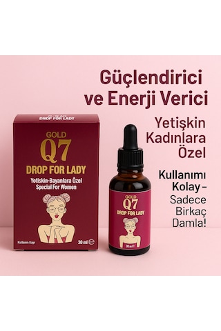 Q7 Gold 30 Ml Kadın Destekleyici Ve Istek Arttırıcı Damla Q7 Gold 30 Ml Kadın Destekleyici Ve Istek Arttırıcı Damla