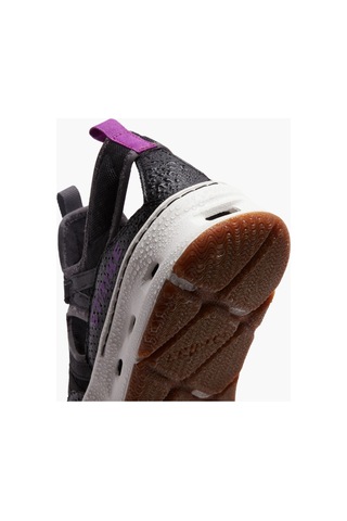 Strike Bluefin Sandal - Black Lthr&text W/purple