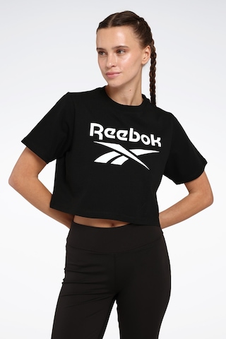 Reebok New Id Reg Crp Tee Siyah Kadın Kısa Kol T-shirt SIYAH