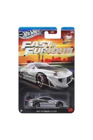 Hot Wheels Siver Series Fast & Furious 25.yıl 5'li Model Araba Seti Hnr88