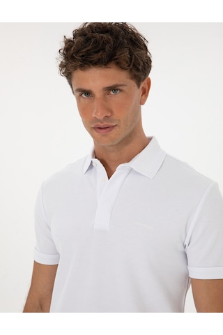 Pierre Cardin Erkek Beyaz Tişört Basic 50306154-vr013 Beyaz