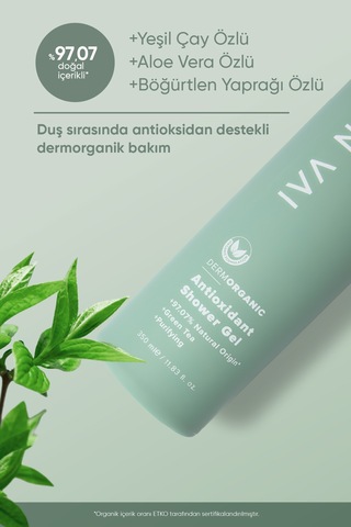 Iva Natura Yeşil Çay Bitki Özlü Etkili Duş Jeli 350 ML