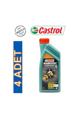 Castrol Magnatec Stop-Start 5W-30 A5 Motor Yağı 4 x 1 L