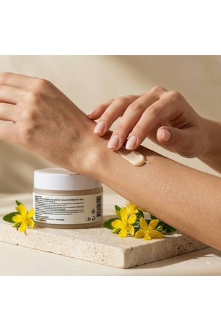 Moonvera Beauty Kantaron Yağlı Nemlendirici Ve Onarıcı Cilt Bakım Kremi 50 Ml