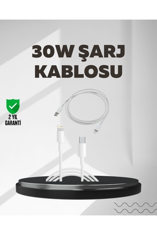 Yüksek Saflıkta Bakır Çekirdekli 30w Hızlı Şarj Kablosu Standart