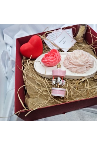 Sevgiliye Hediye Kutusu Mum