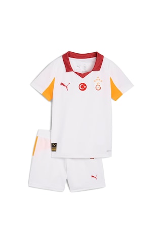 Puma Galatasaray 25/26 Çocuk Deplasman Forma Seti 779832 02 Beyaz