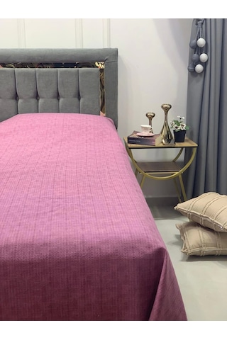 Nivemeshome Mor 160x230 Tek Pike Örtüsü Tek Kişilik Mor