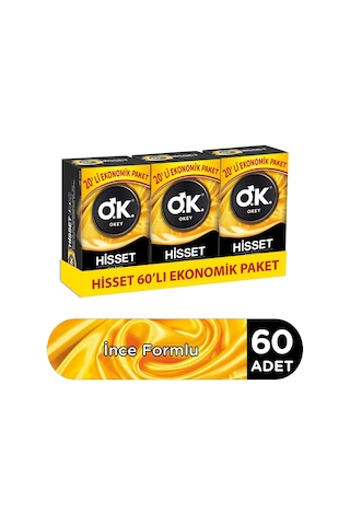 Okey Hisset Prezervatif 60'lı