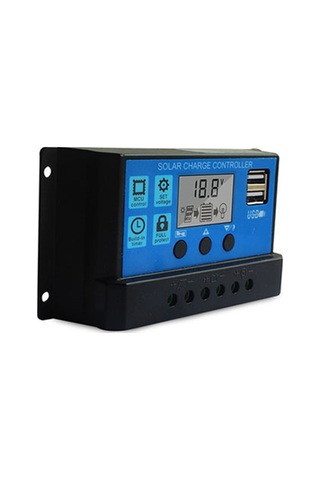 Fortunelane 12v/24v 100a Güneş Enerjisi Şarj Kontrol Cihazı - Akıllı Usb Çıkışlı