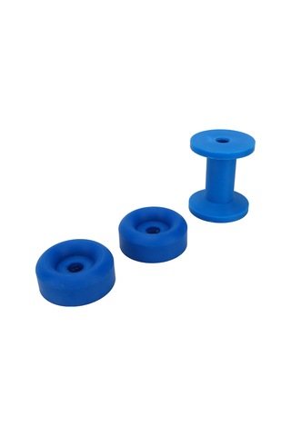 Yunboo Gemi Tırnak Tekerleği - Mavi Pvc Malzeme - Kayık Tırnak Merkezleyici Ve Kılavuz Rulmanı 3 Adet