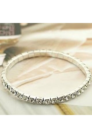 Zirkon Taşlı Suyolu Bileklik Sevgililer Günü Hediyesi Çok Renkli