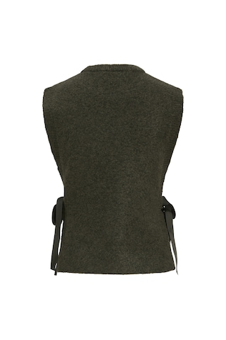 Jack & Jones Kadin Baglama Detayli Triko Yelek - Merrit - 12286297 Grape Leaf