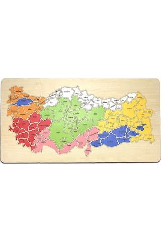 Capellawoodworks Türkiye Haritası Puzzle Yapboz