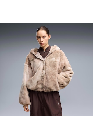 Puma Highloft Kadın Bej Polar Ceket 637142-81 Krem