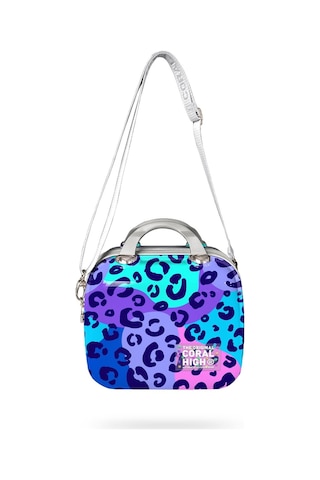 Coral High Leopar Desenli Omuz Askılı Pc Makyaj Çantası 16898
