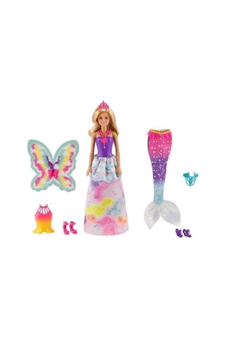 Barbie Dreamtopia Dönüşen Prenses Bebek Fmv91 / Fjd08