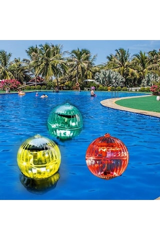 Trendooze Renk Geçişli Solar Havuz Işığı - Su Geçirmez, Yüzen Bahçe Aydınlatması