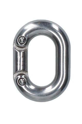 2'li Zincir Ek Baklası. 8mm. Paslanmaz. 316 Krom